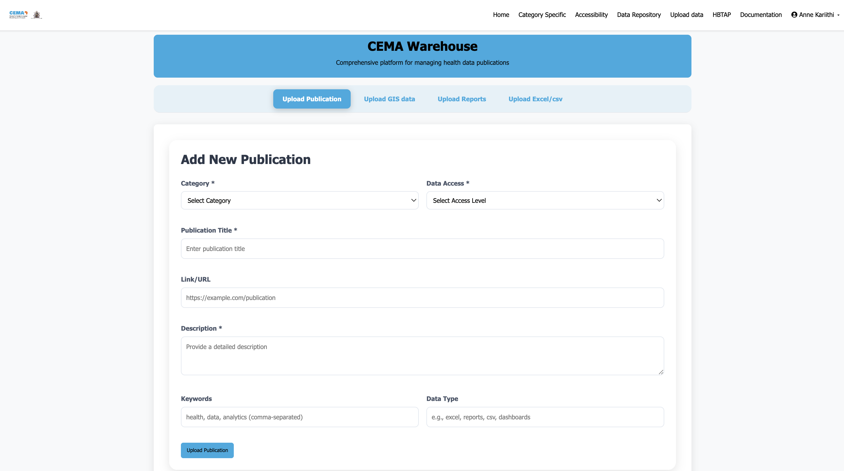 Upload resources workflow